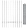 Juego de Cerca de Juego de 2 Acero galvanizado Estándar Durable de , Postes de cerca - Ref: Foro24-3337002, Precio: 96,80 €, ...