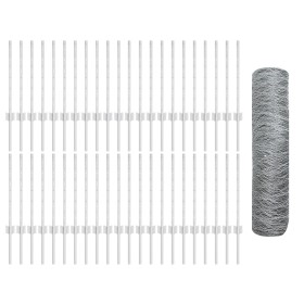 Comprar Cerca 11 pcs U-Channel 60 cm Acero