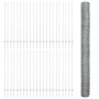Postes de cerca 22 pcs U-Channel 150 cm Acero galvanizado, Cerca hexagonal 1.5x100 m Acero galvanizado de , Postes de cerca -...