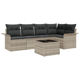 Comprar Conjunto de sofá de jardín de 6 piezas