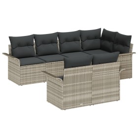 Comprar Conjunto de Sofá de Jardín de 7 Piezas