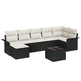 Conjunto de sofá de jardín de 7 piezas con cojines marrón poliratán de , Sofás de exterior - Ref: Foro24-3345457, Precio: 451...
