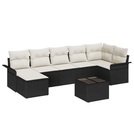 Conjunto de sofá de jardín de 7 piezas con cojines marrón poliratán de , Sofás de exterior - Ref: Foro24-3345457, Precio: 451...