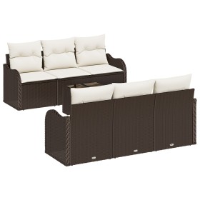 Comprar Juego de Sofás de Jardín de 7 piezas con