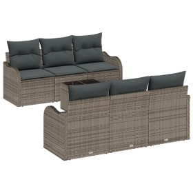 Comprar Juego de Sofá de Jardín de 7 Piezas con