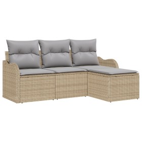 Comprar Conjunto de Sofá de Jardín de 4 Piezas