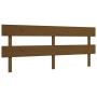 Estructura cama y cabecero madera maciza marrón miel 200x200 cm de vidaXL, Camas y somieres - Ref: Foro24-3195114, Precio: 17...