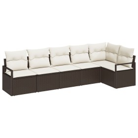 Comprar Set de sofá de jardín de 6 piezas con