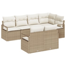 Comprar Juego de Sofá de Jardín de 7 Piezas con