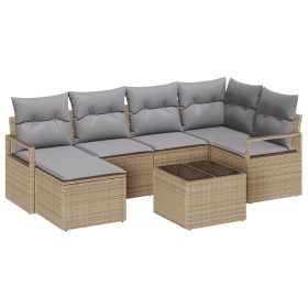 Comprar Conjunto de Sofá de Jardín de 7 Piezas