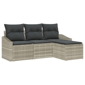 Comprar Conjunto de Sofá de Jardín de 4 Piezas