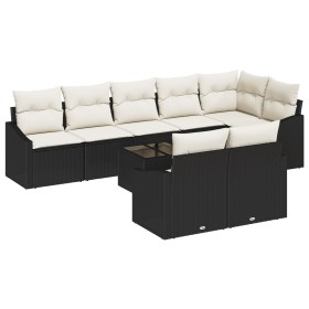 Conjunto de Sofá de Jardín de 8 Piezas con Cojines Marrón de Poliratán de , Sofás de exterior - Ref: Foro24-3346777, Precio: ...