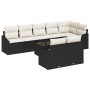 Conjunto de Sofá de Jardín de 8 Piezas con Cojines Marrón de Poliratán de , Sofás de exterior - Ref: Foro24-3346777, Precio: ...