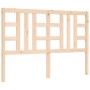 Estructura de cama con cabecero madera maciza 160x200 cm de vidaXL, Camas y somieres - Ref: Foro24-3193931, Precio: 136,85 €,...