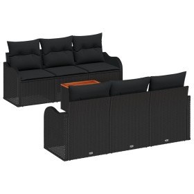 Comprar Set de Sofá de Jardín de 7 Piezas con