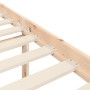 Cama para personas mayores con cabecero madera maciza 140x200cm de vidaXL, Camas y somieres - Ref: Foro24-3195351, Precio: 14...