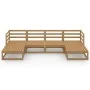 Juego de muebles de jardín 6 piezas madera maciza de pino de vidaXL, Conjuntos de jardín - Ref: Foro24-3076067, Precio: 394,3...