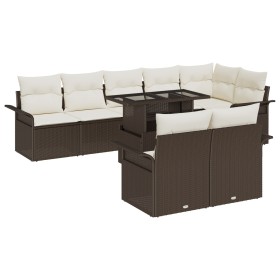 Comprar Set de Sofás de Jardín de 9 Piezas con