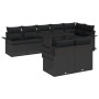 Conjunto de Sofá de Jardín de 9 Piezas con Cojines Ratán Negro de | Foro24.es | Tu tienda online para hogar, jardín y más Foro24.es