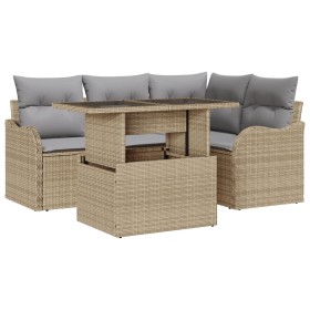 Comprar Conjunto de Sofá de Jardín de 5 Piezas