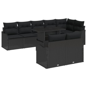 Comprar Juego de sofá de jardín de 9 piezas con
