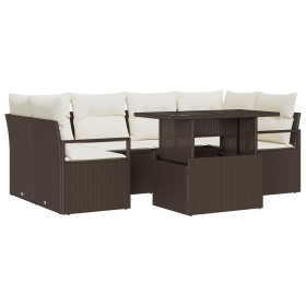 Comprar Juego de Sofá de Jardín de 7 Piezas con