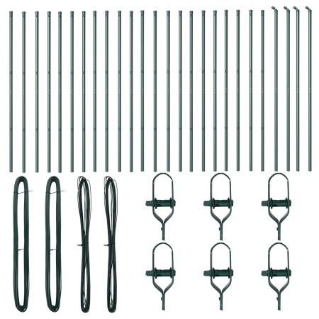 Postes de Cerca 26 pcs Verde Ø32 mm 150 cm Acero Galvanizado de , Postes de cerca - Ref: Foro24-3350117, Precio: 178,61 €, De...