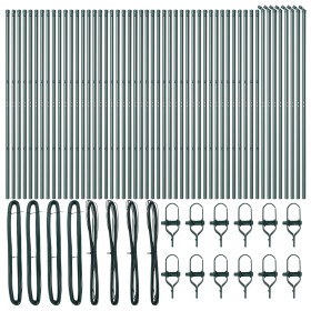 Poste de Cerca 52 pcs Verde Ø32 mm 170 cm Acero Galvanizado de , Postes de cerca - Ref: Foro24-3350120, Precio: 339,62 €, Des...