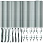 Poste de Cerca 52 pcs Verde Ø32 mm 170 cm Acero Galvanizado de , Postes de cerca - Ref: Foro24-3350120, Precio: 339,62 €, Des...