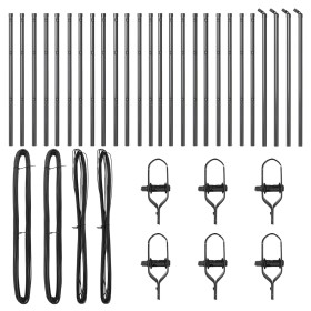 Publicación de postes de valla 26 pcs Gris Ø32 mm 80 cm Acero Galvanizado de , Postes de cerca - Ref: Foro24-3350127, Precio:...