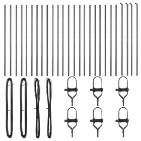 Postes de Cerca 26 pcs Gris Ø32 mm 170 cm de Acero Galvanizado de , Postes de cerca - Ref: Foro24-3350137, Precio: 196,47 €, ...