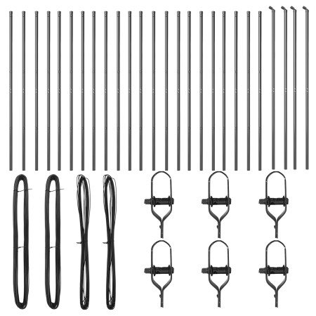Postes de Cerca 26 pcs Gris Ø32 mm 170 cm de Acero Galvanizado de , Postes de cerca - Ref: Foro24-3350137, Precio: 196,47 €, ...