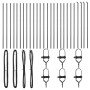 Postes de Cerca 26 pcs Gris Ø32 mm 170 cm de Acero Galvanizado de , Postes de cerca - Ref: Foro24-3350137, Precio: 196,47 €, ...