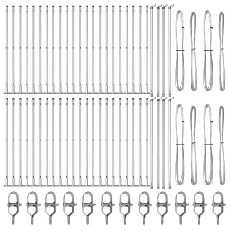 Postes de cercado con placas base 52 pcs Ø32mm 90cm de acero galvanizado de , Postes de cerca - Ref: Foro24-3350260, Precio: ...
