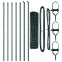 Valla Europea con 7 Postes 1x10 m Acero Galvanizado Verde | Foro24.es | Tu tienda online para hogar, jardín y más Foro24.es