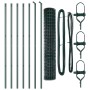 Cerca Euro de con 7 postes 1.6x10 m de acero galvanizado verde de , Paneles de vallas - Ref: Foro24-3350302, Precio: 112,11 €...