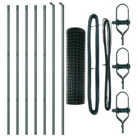 Valla Euro Set de 2 Verde Acero Recubierto en Polvo 10 x 1.0 m de , Paneles de vallas - Ref: Foro24-3350306, Precio: 79,32 €,...