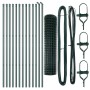 Cerca Euro de  con 13 postes 1x25 m Acero Galvanizado Verde | Foro24.es | Tu tienda online para hogar, jardín y más Foro24.es