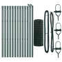 Cerca Euro  con 13 Postes 0.6x25 m Acero Galvanizado Verde | Foro24.es | Tu tienda online para hogar, jardín y más Foro24.es