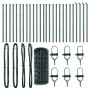 Cerca Euro con 13 Postes 0.4x50 m Acero Galvanizado Verde | Foro24.es | Tu tienda online para hogar, jardín y más Foro24.es