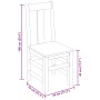Sillas de comedor 4 unidades madera maciza en Sillas de comedor | Comprar online en Foru.es