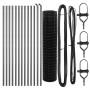 Cerca Euro Set de 2 Gris Acero 25 x 1 m Duradero Cerca Euro de , Paneles de vallas - Ref: Foro24-3350447, Precio: 147,89 €, D...
