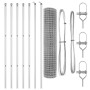 Cerca Euro  con 7 postes 1.6x10 m Acero Galvanizado | Foro24.es | Tu tienda online para hogar, jardín y más Foro24.es