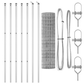 Cerca Euro con 7 Postes 1.2x10 m Acero Galvanizado de , Paneles de vallas - Ref: Foro24-3350525, Precio: 122,86 €, Descuento:...