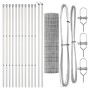 Cerca Euro de  con 13 Postes 1,2x25 m Acero Galvanizado | Foro24.es | Tu tienda online para hogar, jardín y más Foro24.es