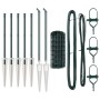 Euro Fence con 7 Poste con Picos 0.8x10 m Acero Galvanizado Verde de , Paneles de vallas - Ref: Foro24-3350562, Precio: 110,7...