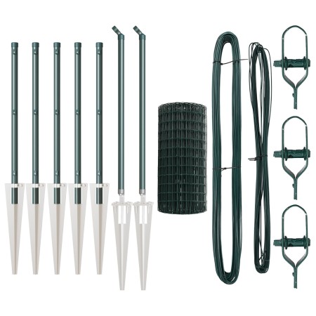 Cerca Euro Set de 2 Verde Metal 10 x 0.8 m Durable Cerca Euro de , Paneles de vallas - Ref: Foro24-3350570, Precio: 109,29 €,...