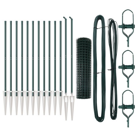 Cerca Euro de Set de 2 Verde Metal 25 x 1.0 m Duradera de , Paneles de vallas - Ref: Foro24-3350599, Precio: 202,38 €, Descue...