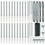 Valla Euro de  con 13 postes punta 0.4x50 m de acero galvanizado verde | Foro24.es | Tu tienda online para hogar, jardín y más Foro24.es