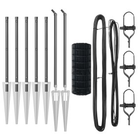 Euro Fence con 7 postes tipo clavo 0.6x10 m Acero galvanizado gris de , Paneles de vallas - Ref: Foro24-3350643, Precio: 115,...